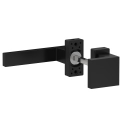 Hliníkový set kľučka/guľa, RAL9005 matná Hliníkový set kľučka/guľa, RAL9005 matná